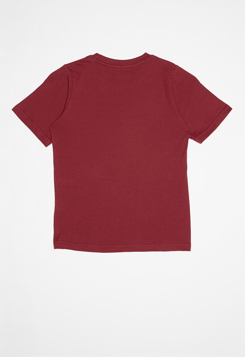 KAPPA - Logo cromen tee - burgundy