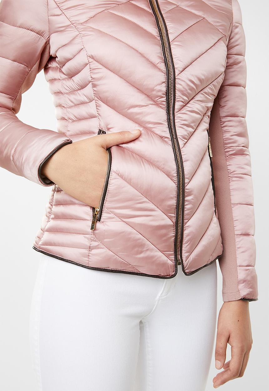SISSY BOY - Short puffer jacket - pink