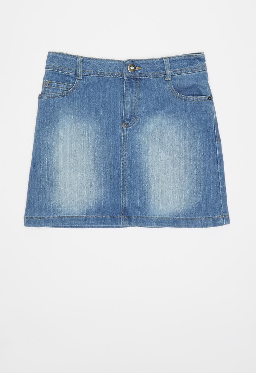 Pop Candy - Girls denim skirt - blue