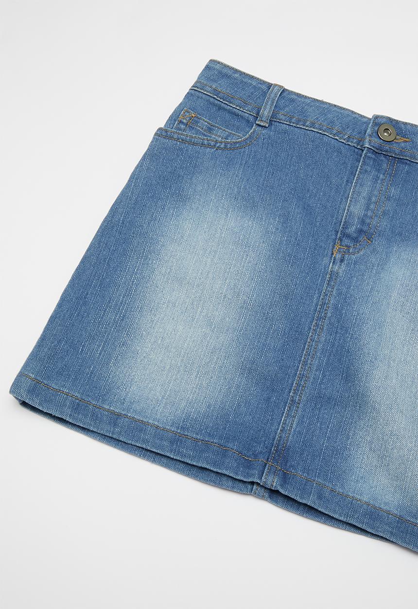 Pop Candy - Girls denim skirt - blue