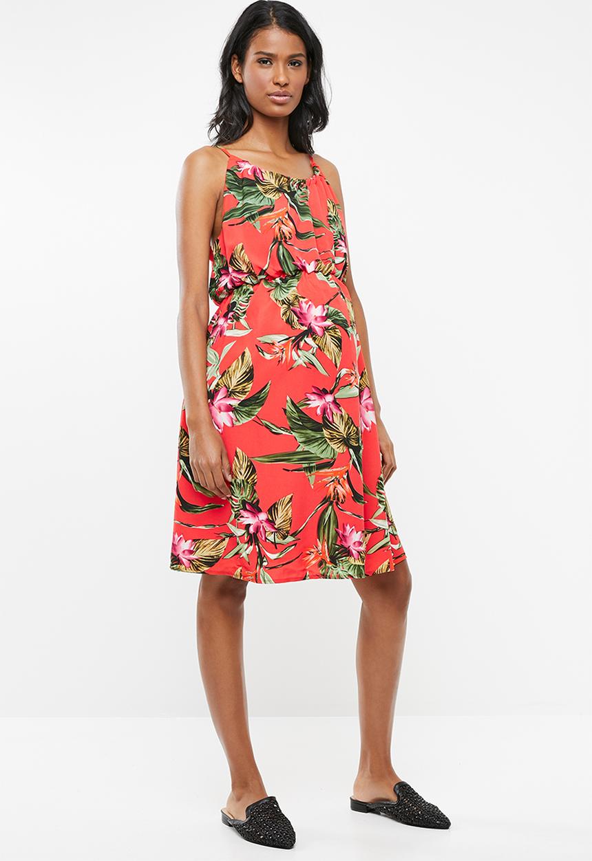 Cherry Melon - Maternity Halterneck dress - multi 