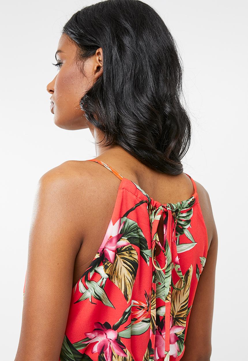 Cherry Melon - Maternity Halterneck dress - multi 