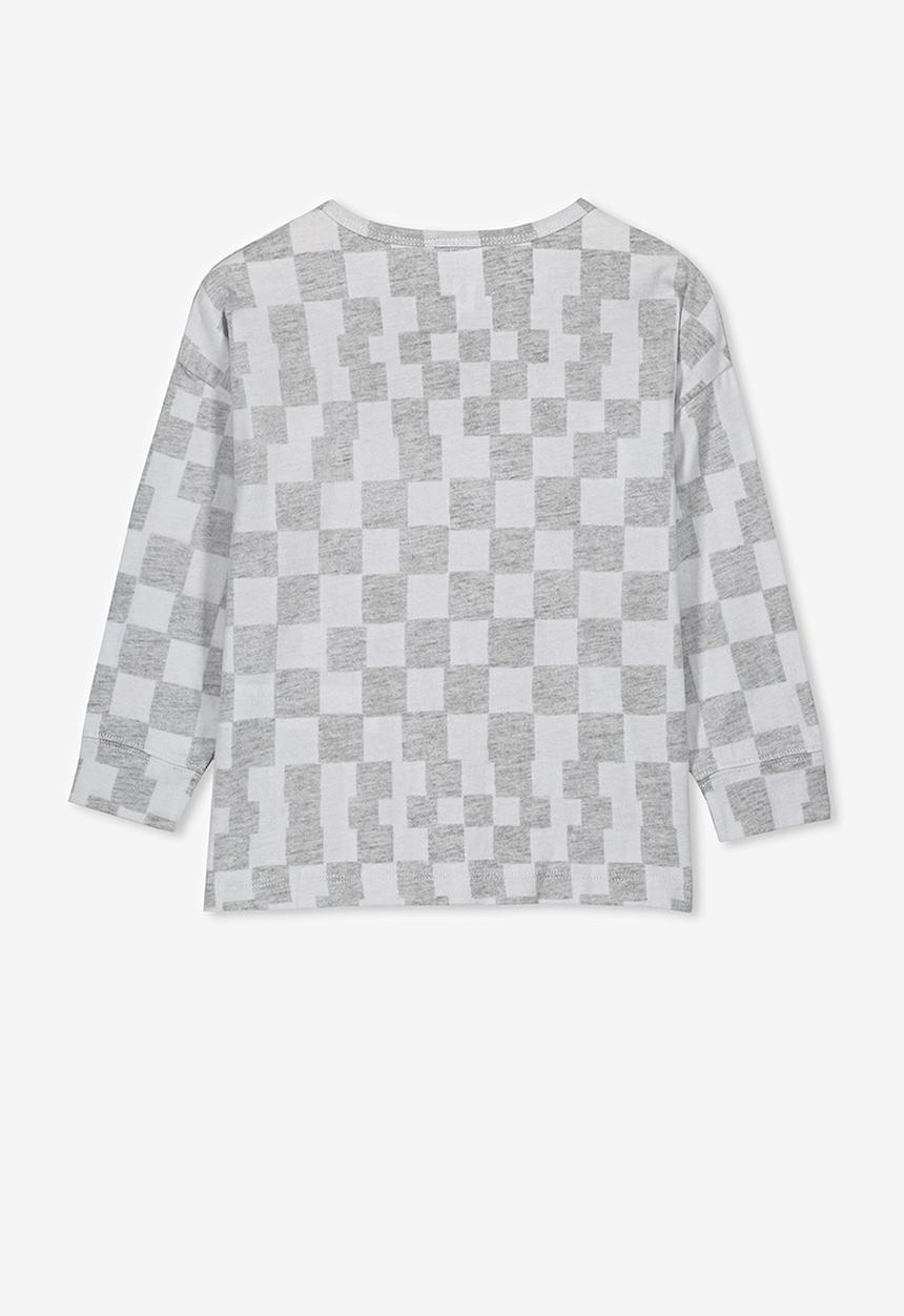Cotton On - Tom loose fit tee - white & grey