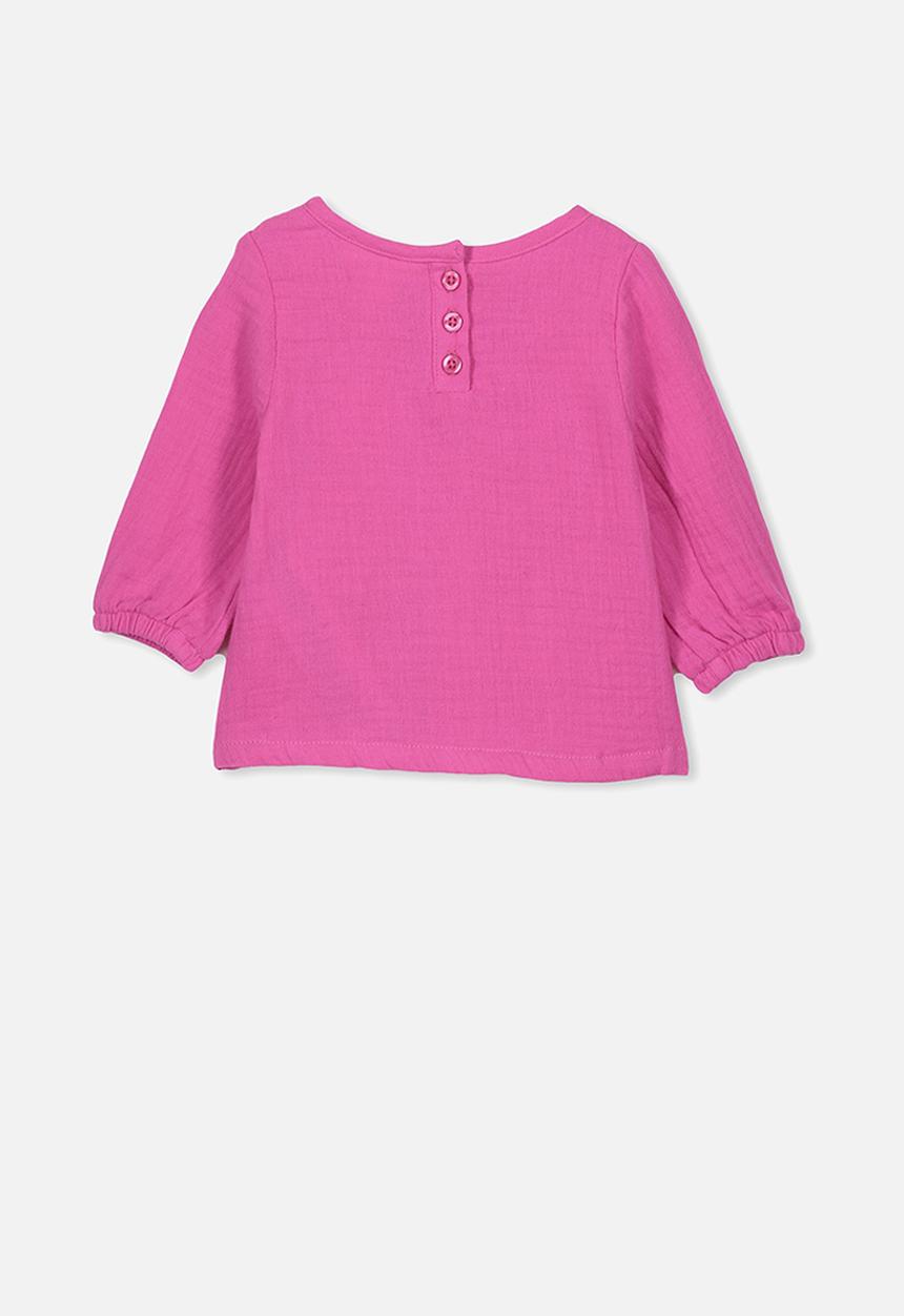 Cotton On - Lila long sleeve top - pink