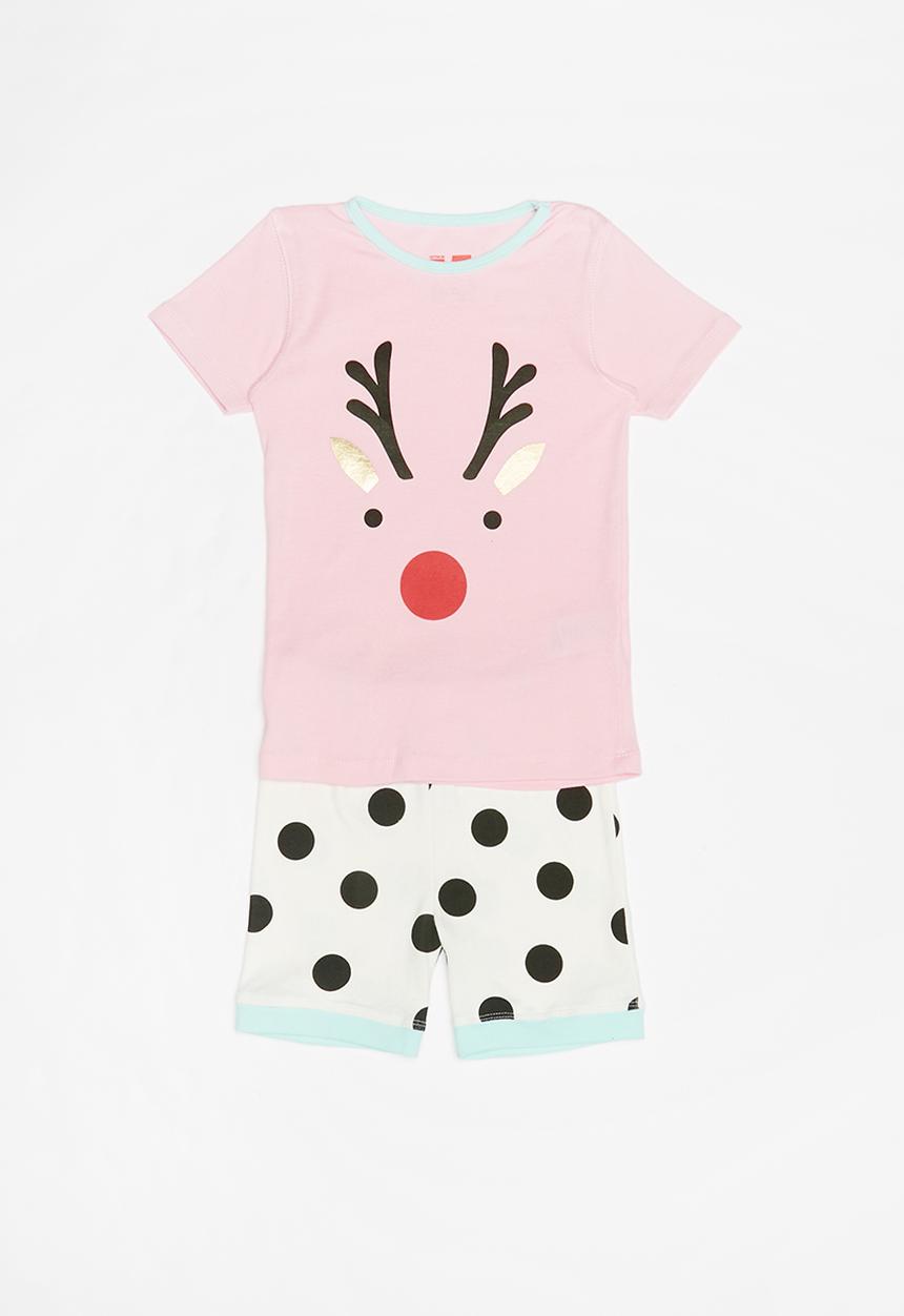 Cotton On - Chloe short sleeve pyjama set - multi