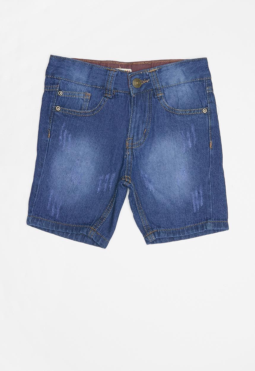 Pop Candy - Boys denim shorts - blue