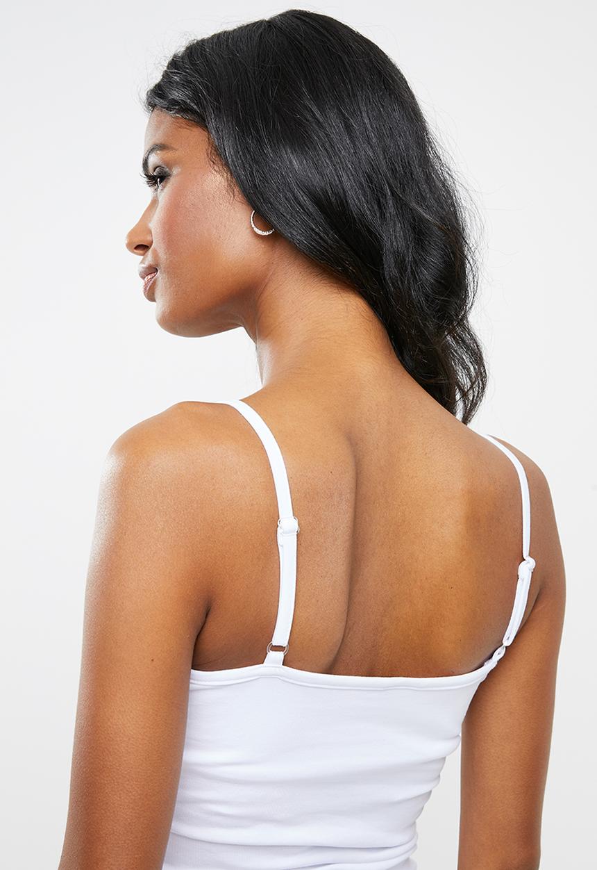 Cherry Melon - Crossover feeding top - white