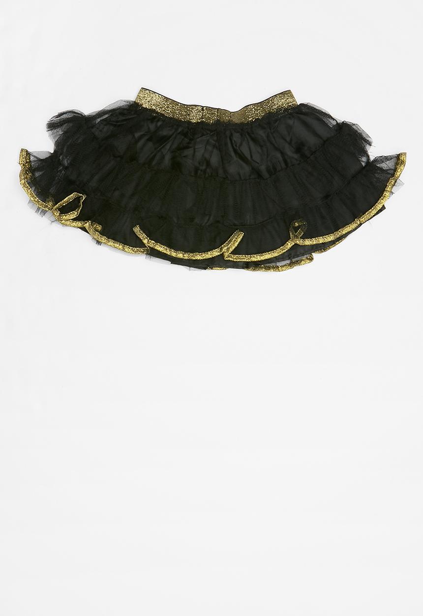 Pop Candy - Tulle skirt - black & gold