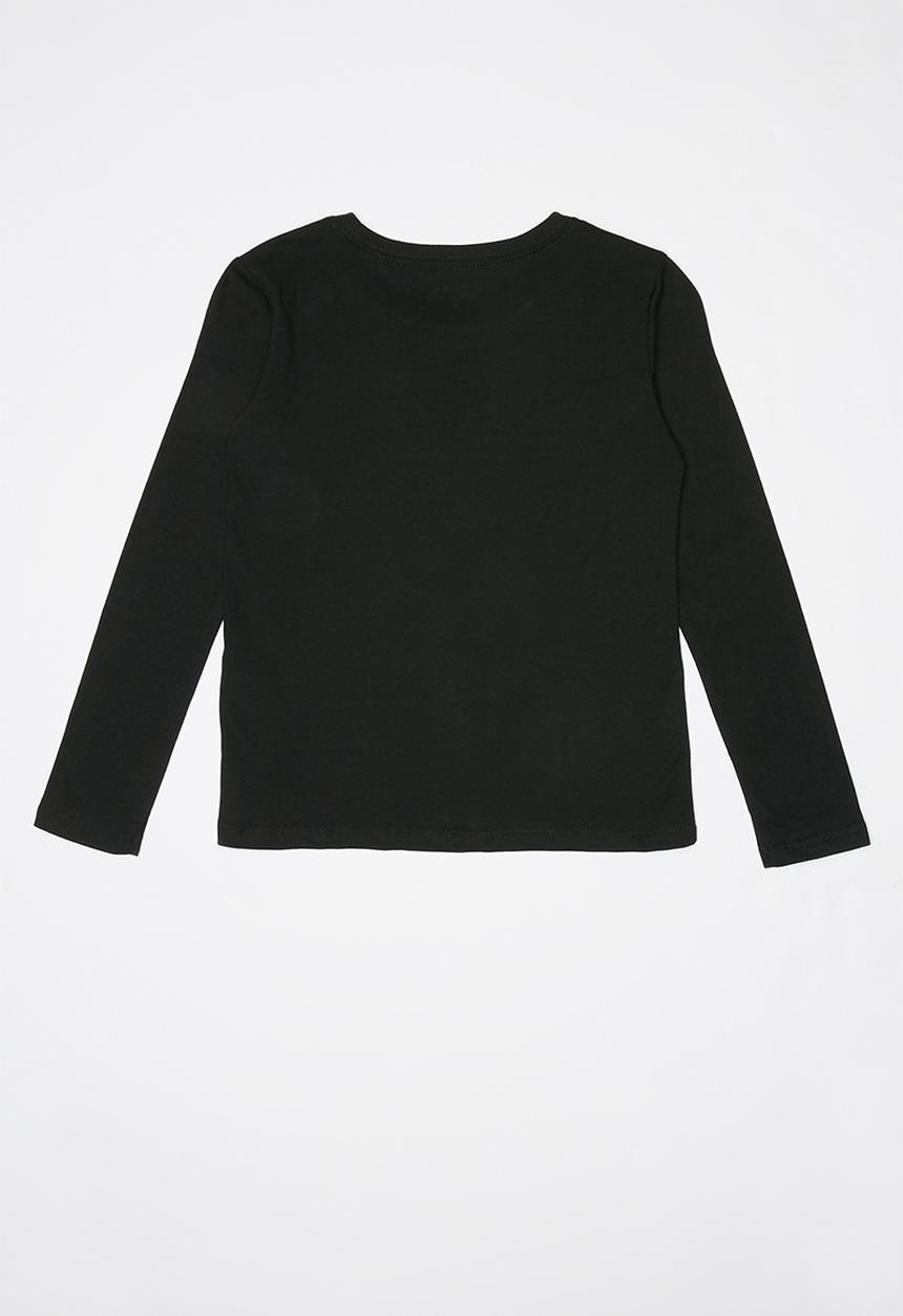 GUESS - Teens long sleeve guess los angeles tee - black