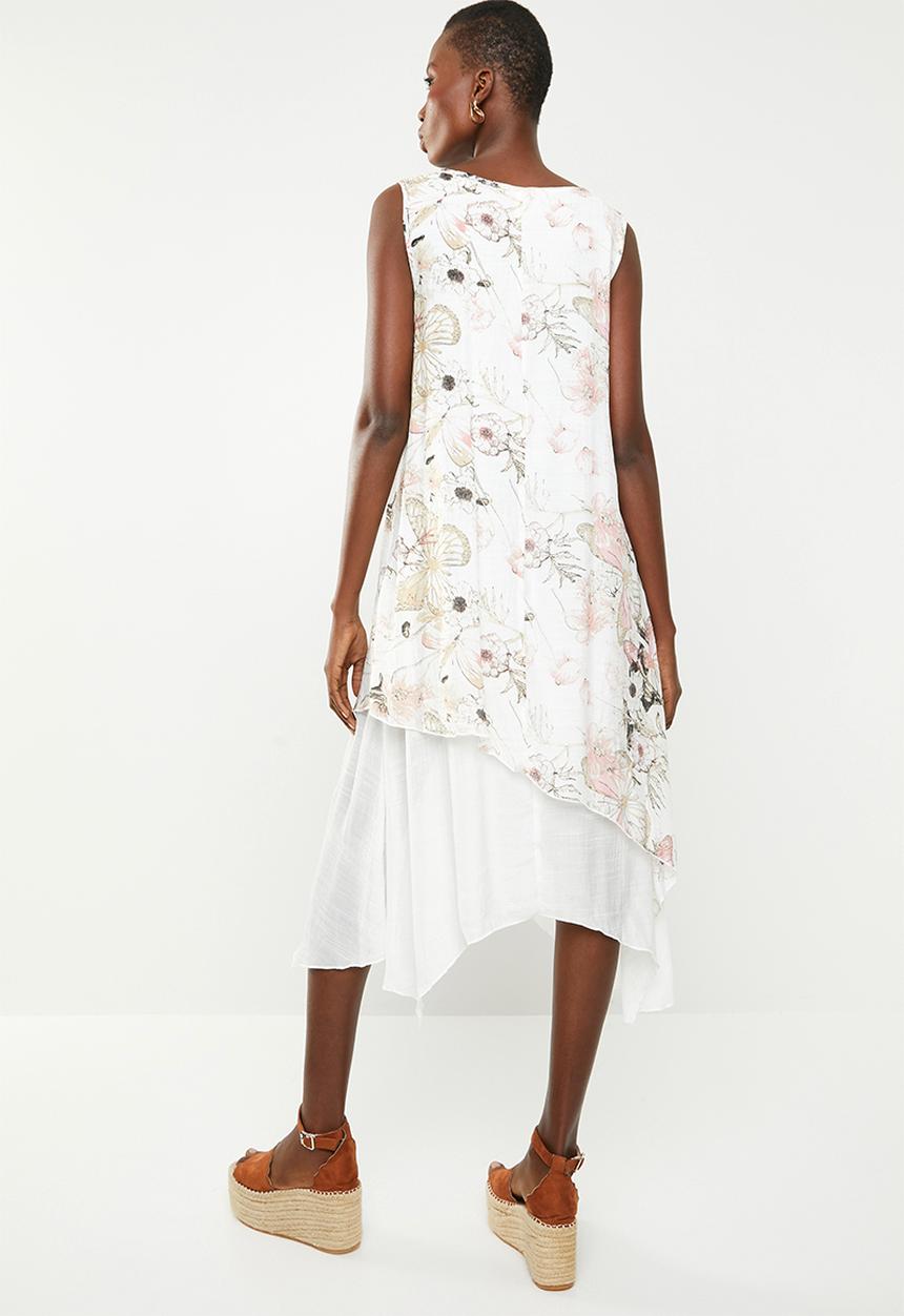 Revenge - Floral overlay dress - multi