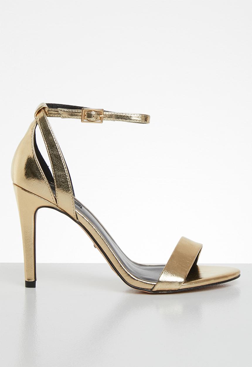 ONLY - Aila heeled sandal - gold 