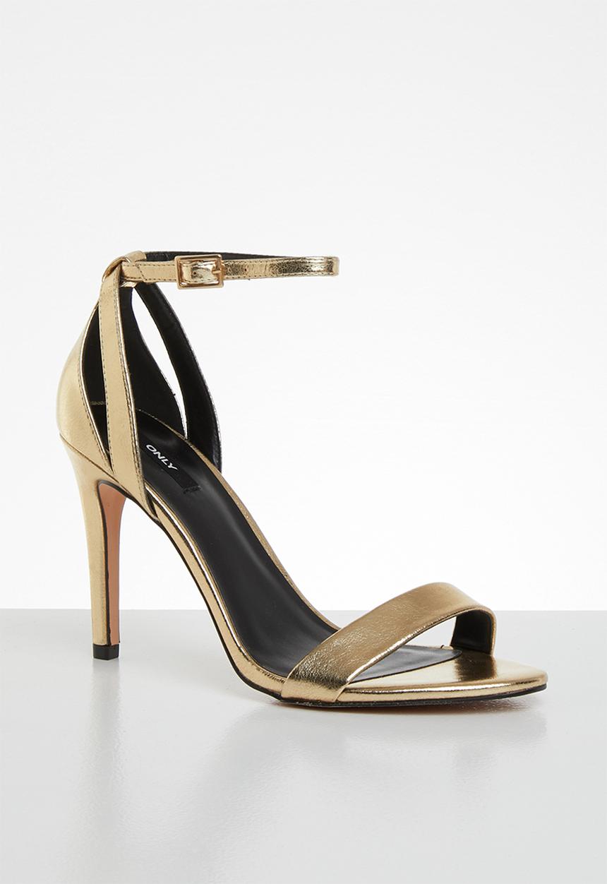 ONLY - Aila heeled sandal - gold 