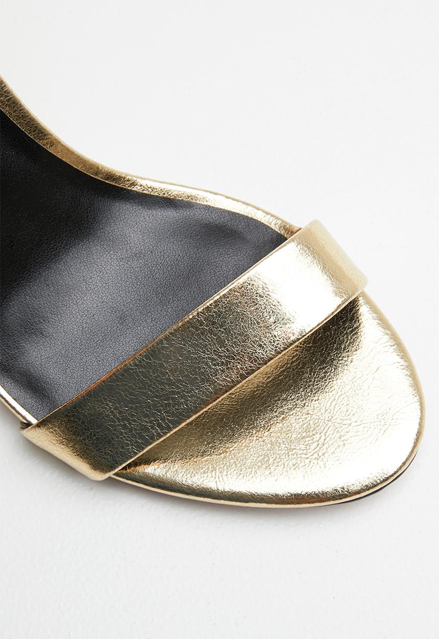 ONLY - Aila heeled sandal - gold 