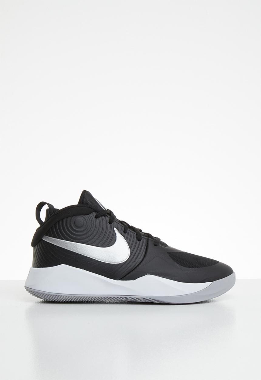 Nike - Team hustle D9 gs shoes - black/metallic silver