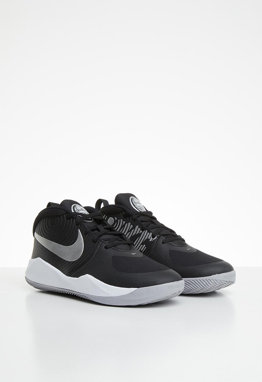 Nike - Team hustle D9 gs shoes - black/metallic silver