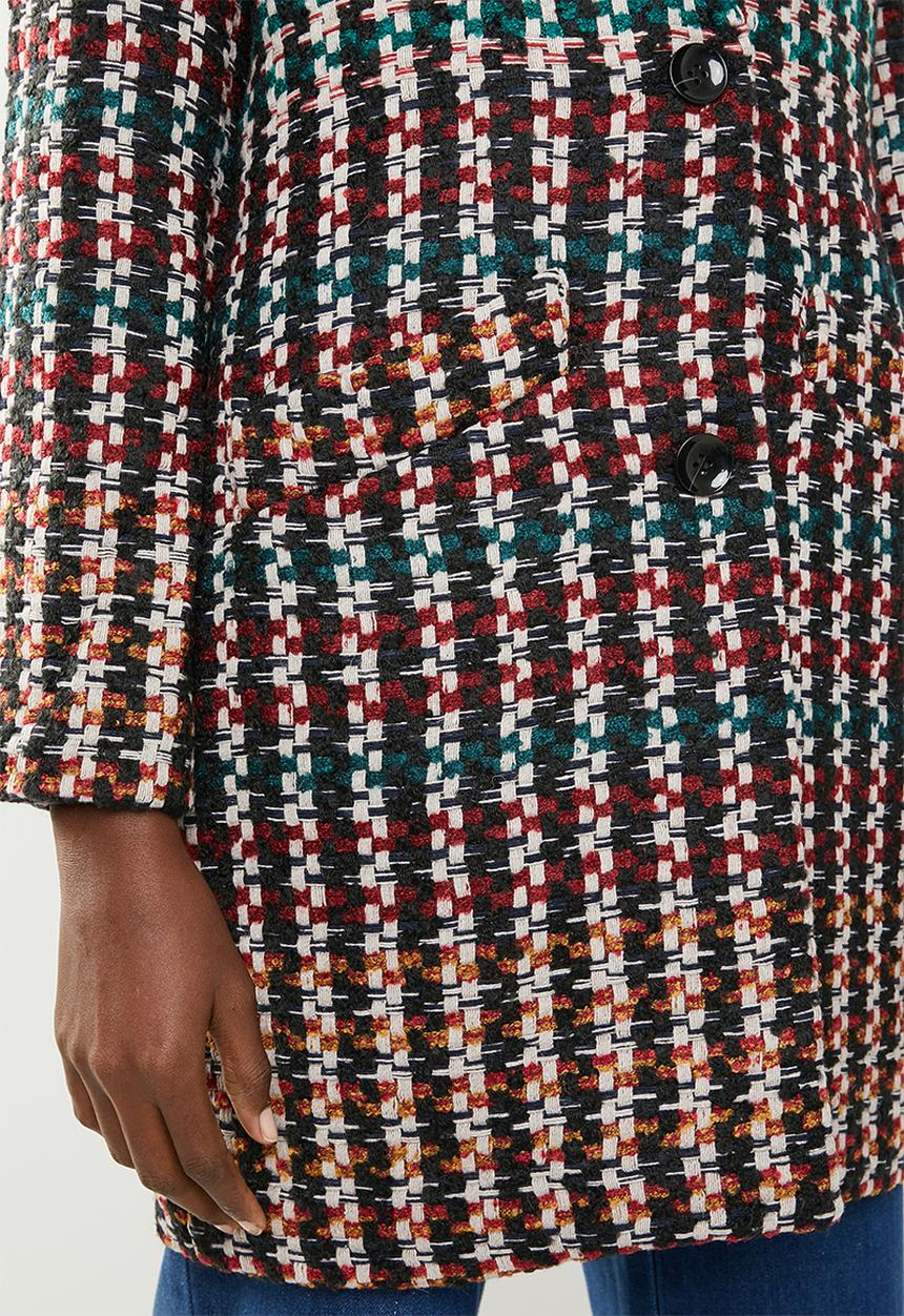 ONLY - Melrose check wool coat - multi