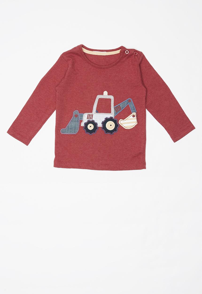 Pop Candy - Baby boys long sleeve T-shirt - red