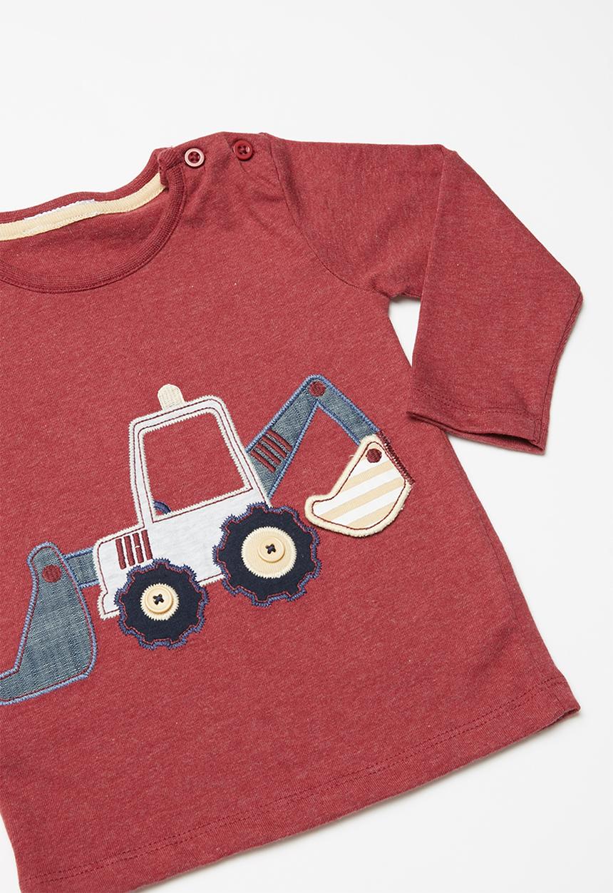 Pop Candy - Baby boys long sleeve T-shirt - red