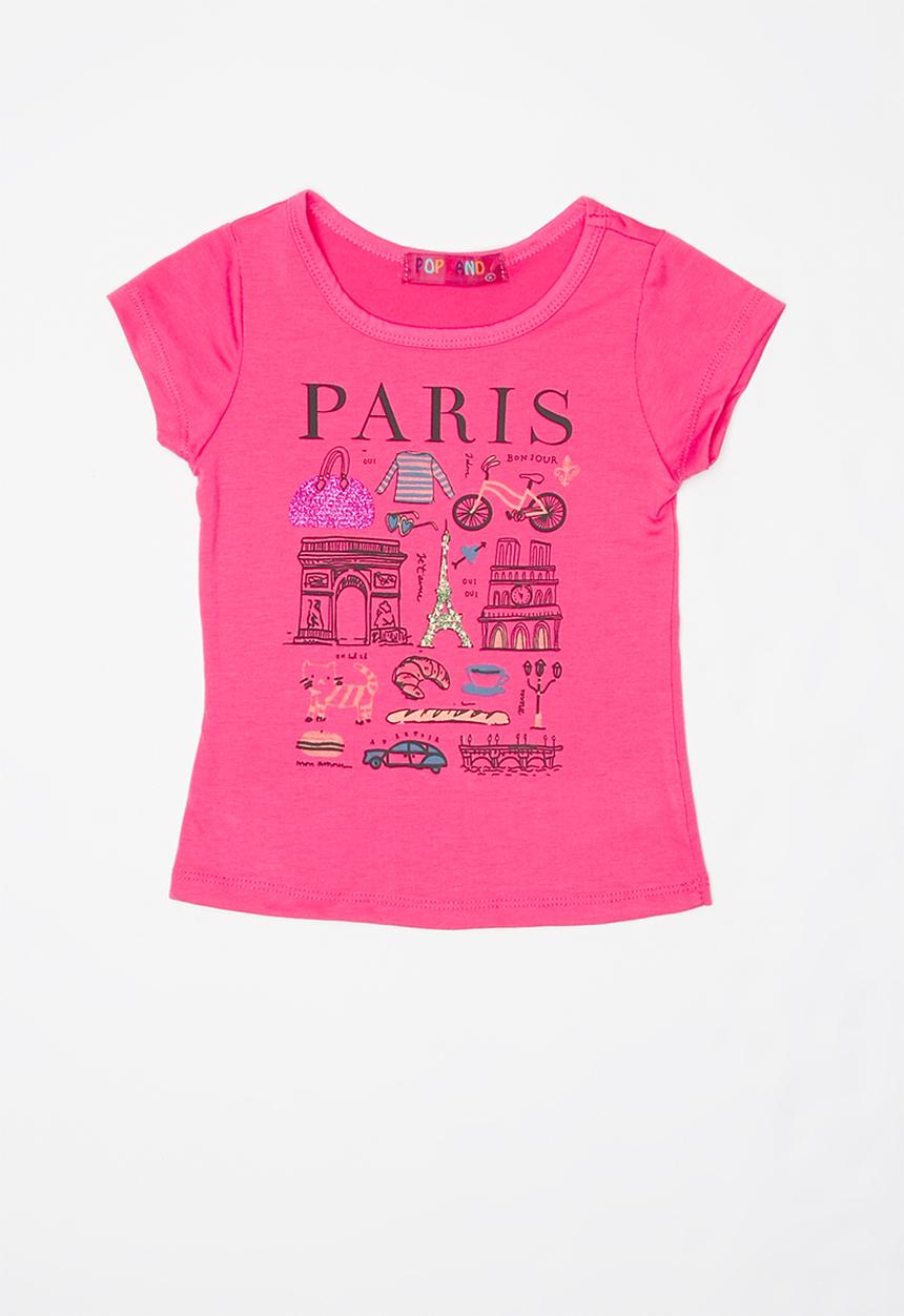 Pop Candy - Girls graphic printed tee - pink
