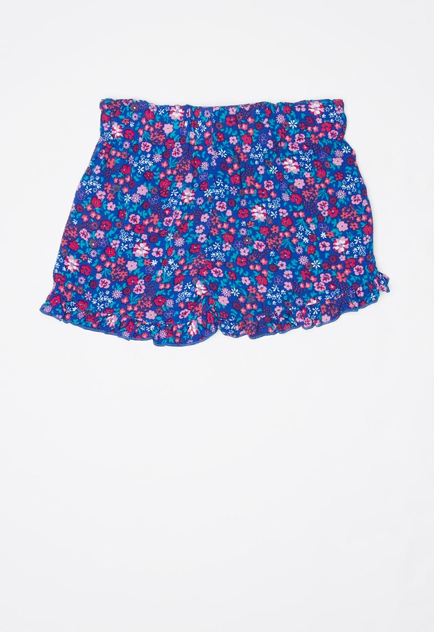 Pop Candy - Girls flouncing rayon shorts - multi 