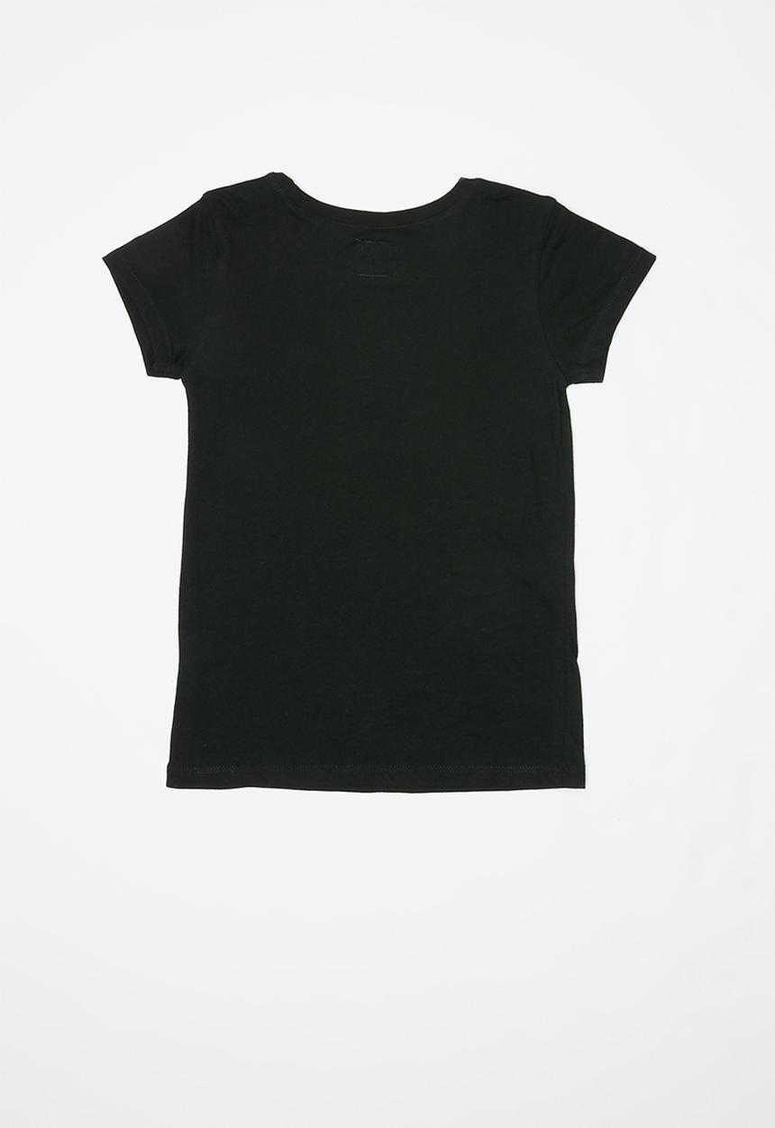 Pop Candy - Girls printed graphic top - black