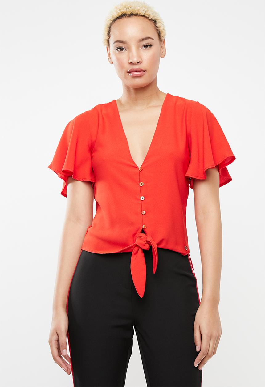 SISSY BOY - Sound of music blouse - red