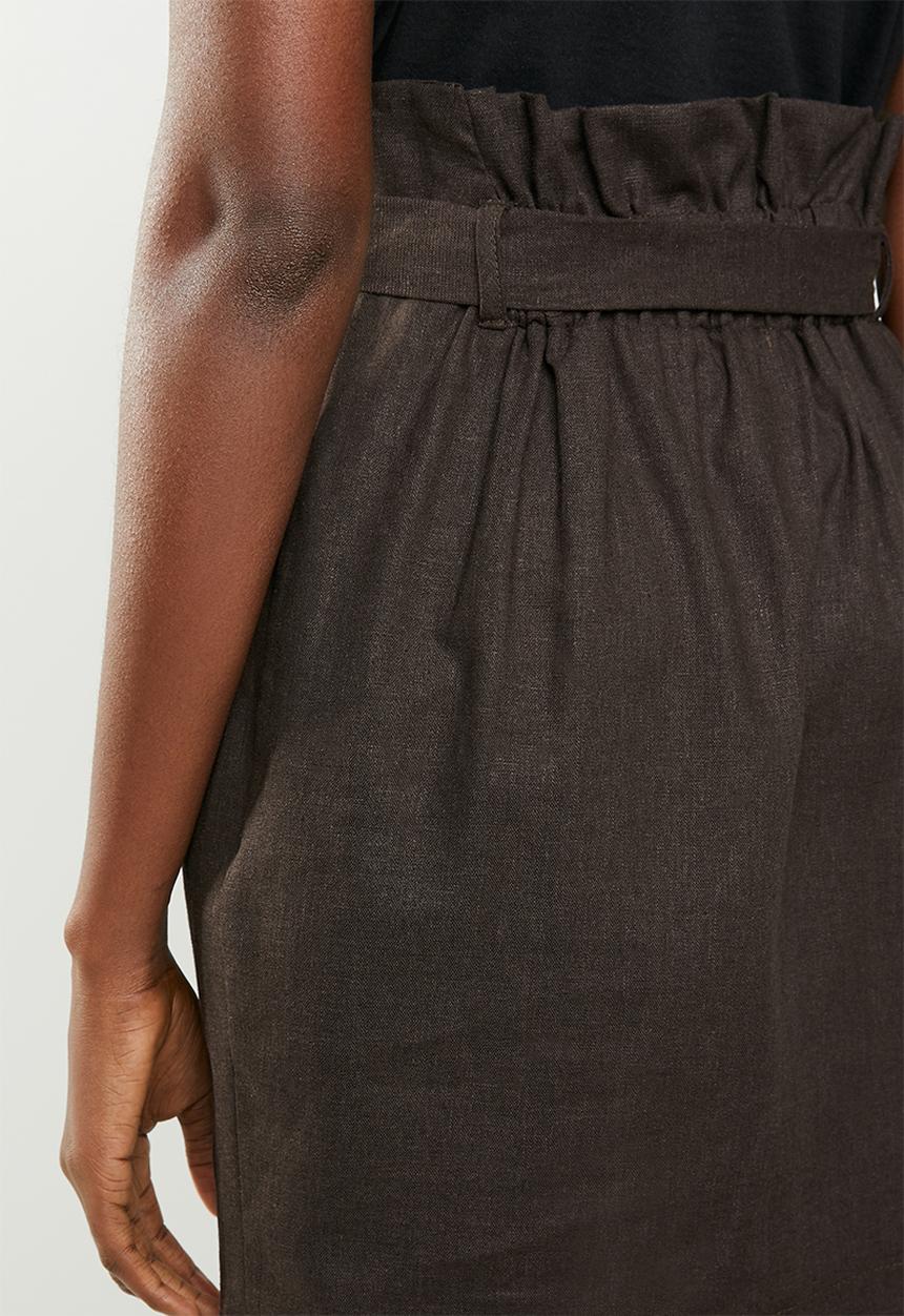 Superbalist - Paperbag skirt - khaki