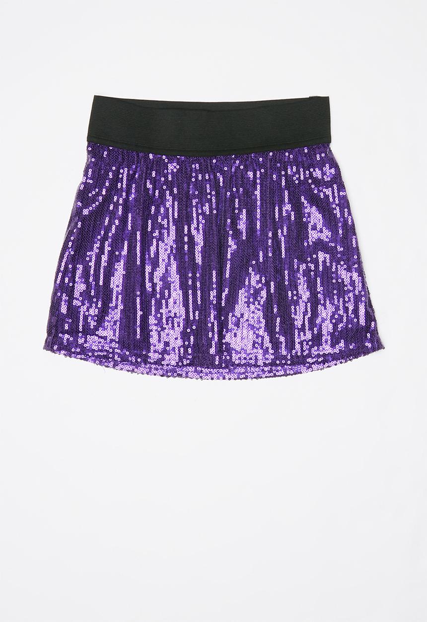 Pop Candy - Girls sequin skirt - purple