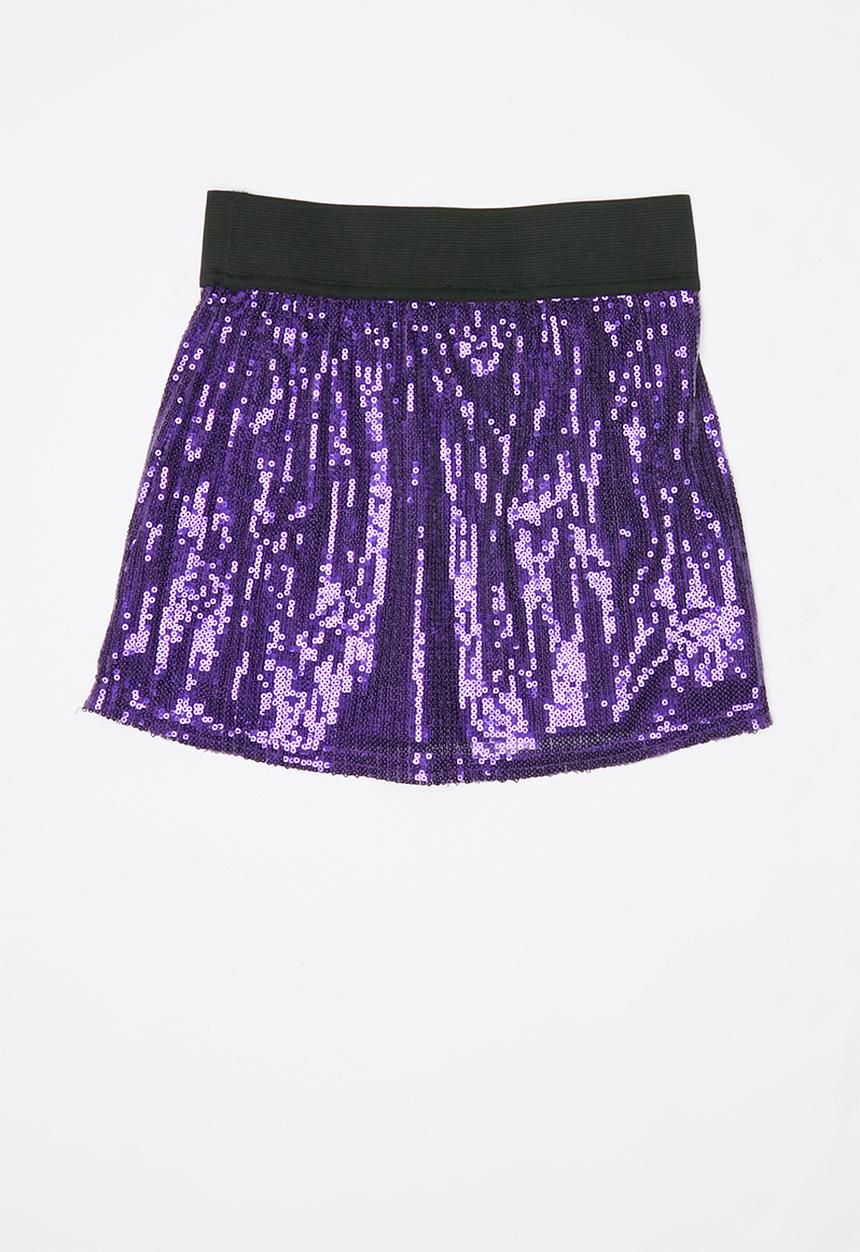Pop Candy - Girls sequin skirt - purple