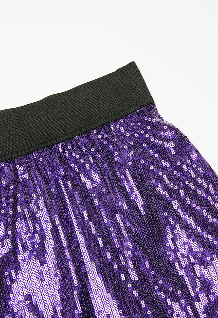 Pop Candy - Girls sequin skirt - purple