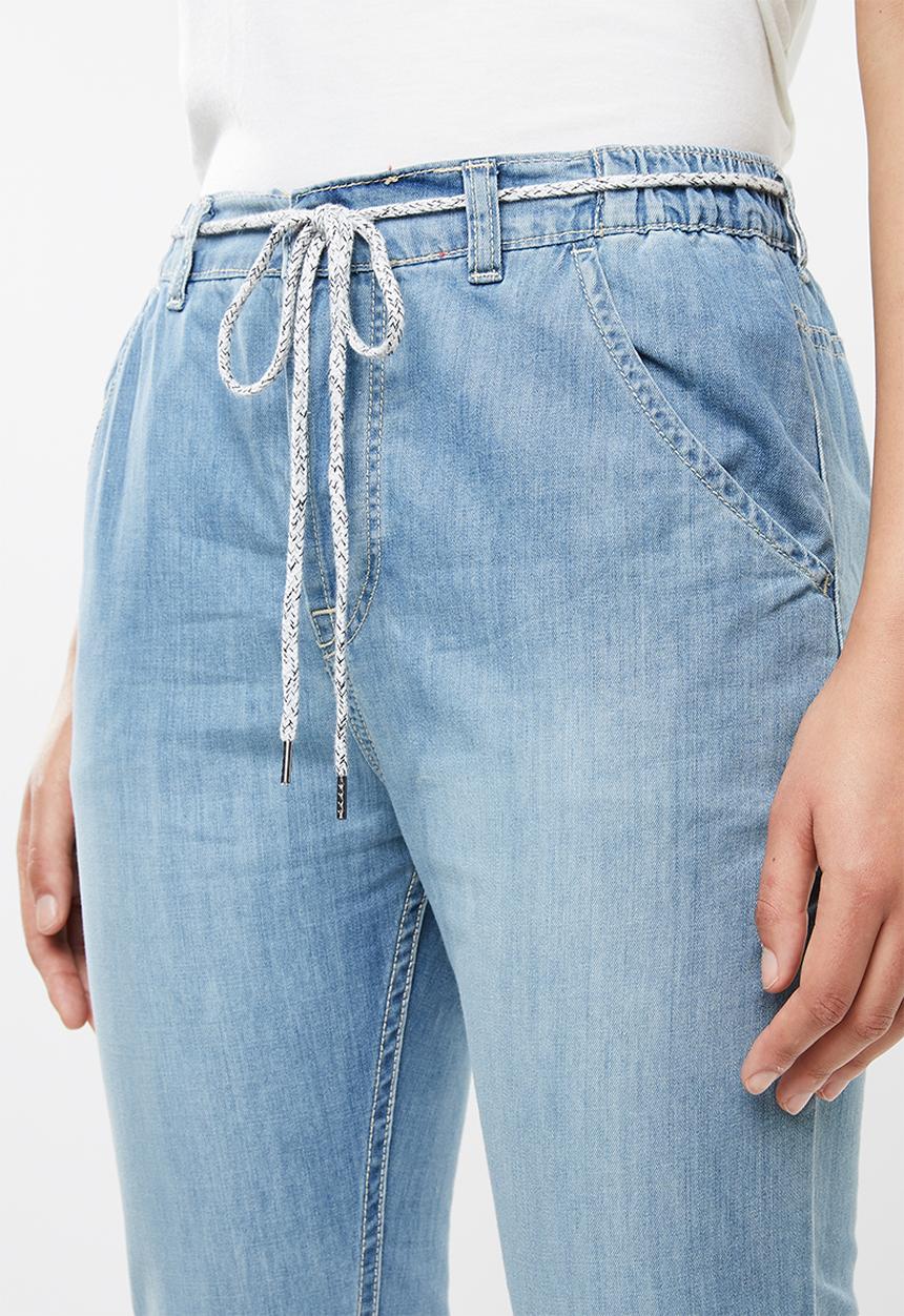 Roxy - Tropical denim joggers - blue
