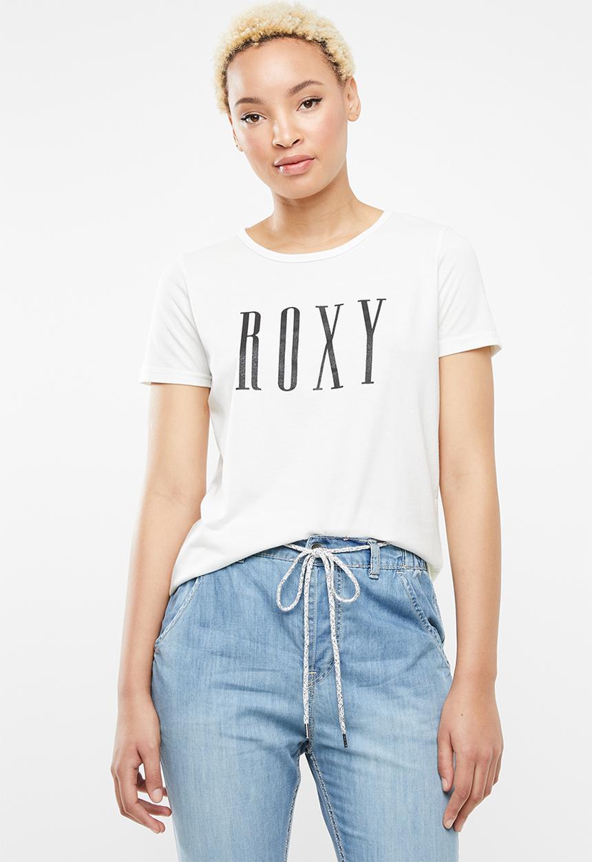 Roxy - Red sunset tee - cream