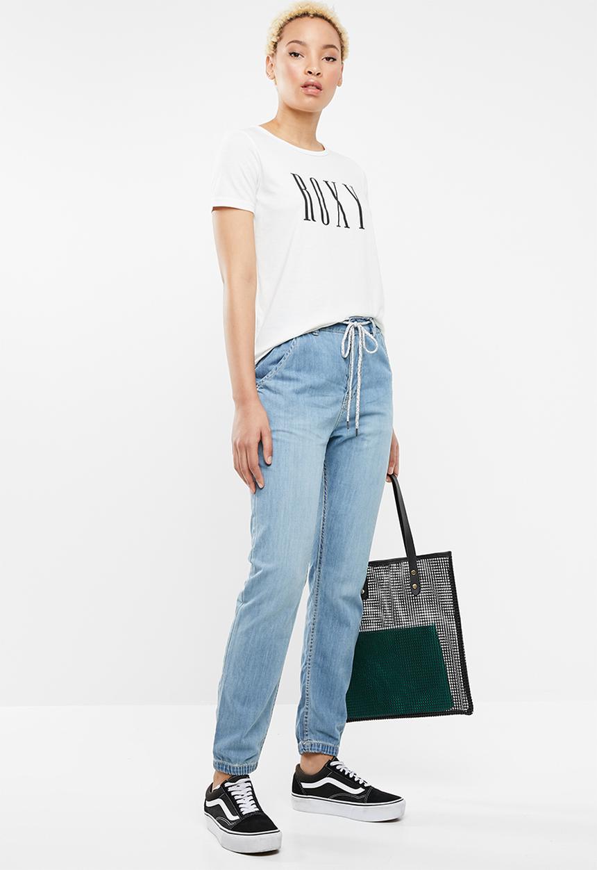 Roxy - Red sunset tee - cream