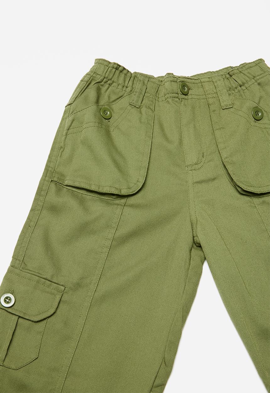 Pop Candy - Boys cargo pants - green
