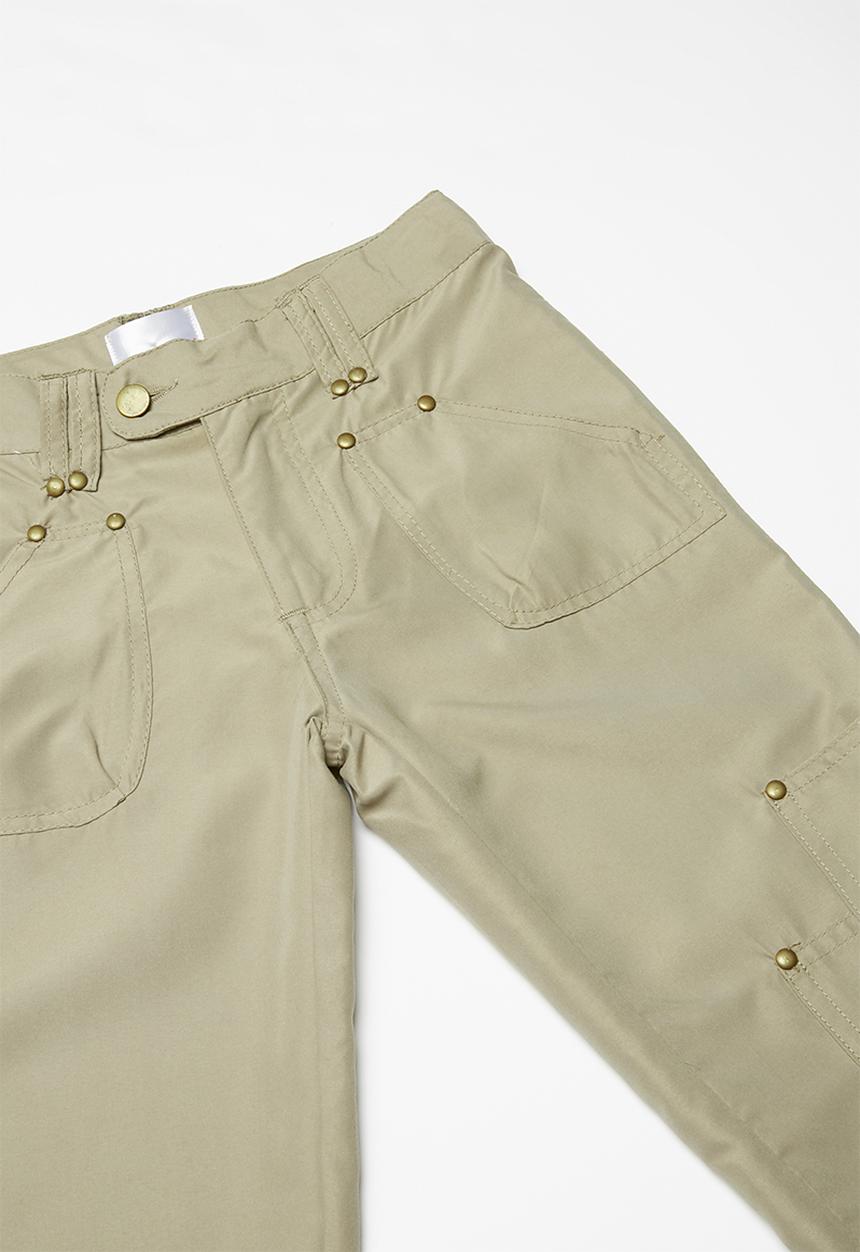 Pop Candy - Girls cargo pants - khaki