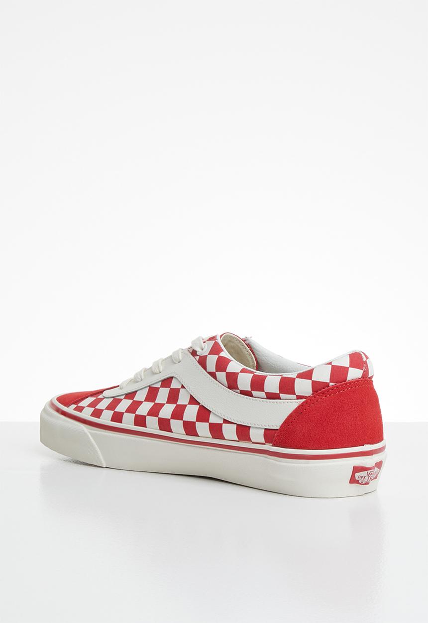 Vans - Bold- (checkerboard) racing red & marshmallow
