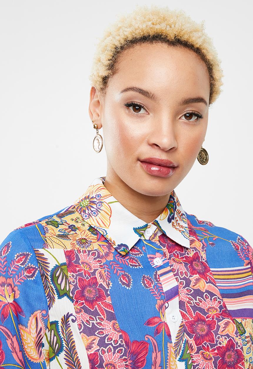 Missguided - Floral shirt - multi