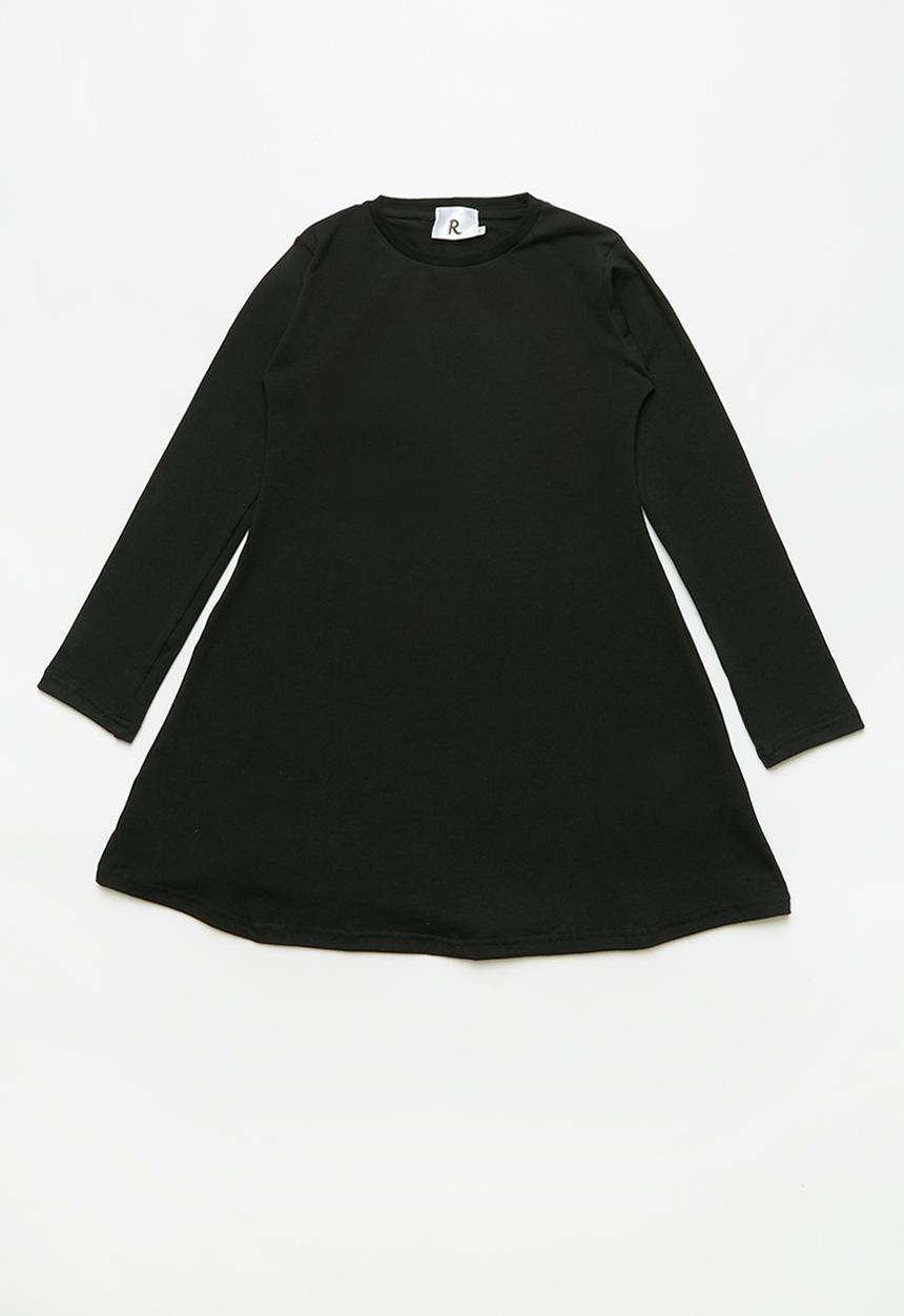 Rebel Republic - 2 pack long sleeve dresses - black & grey