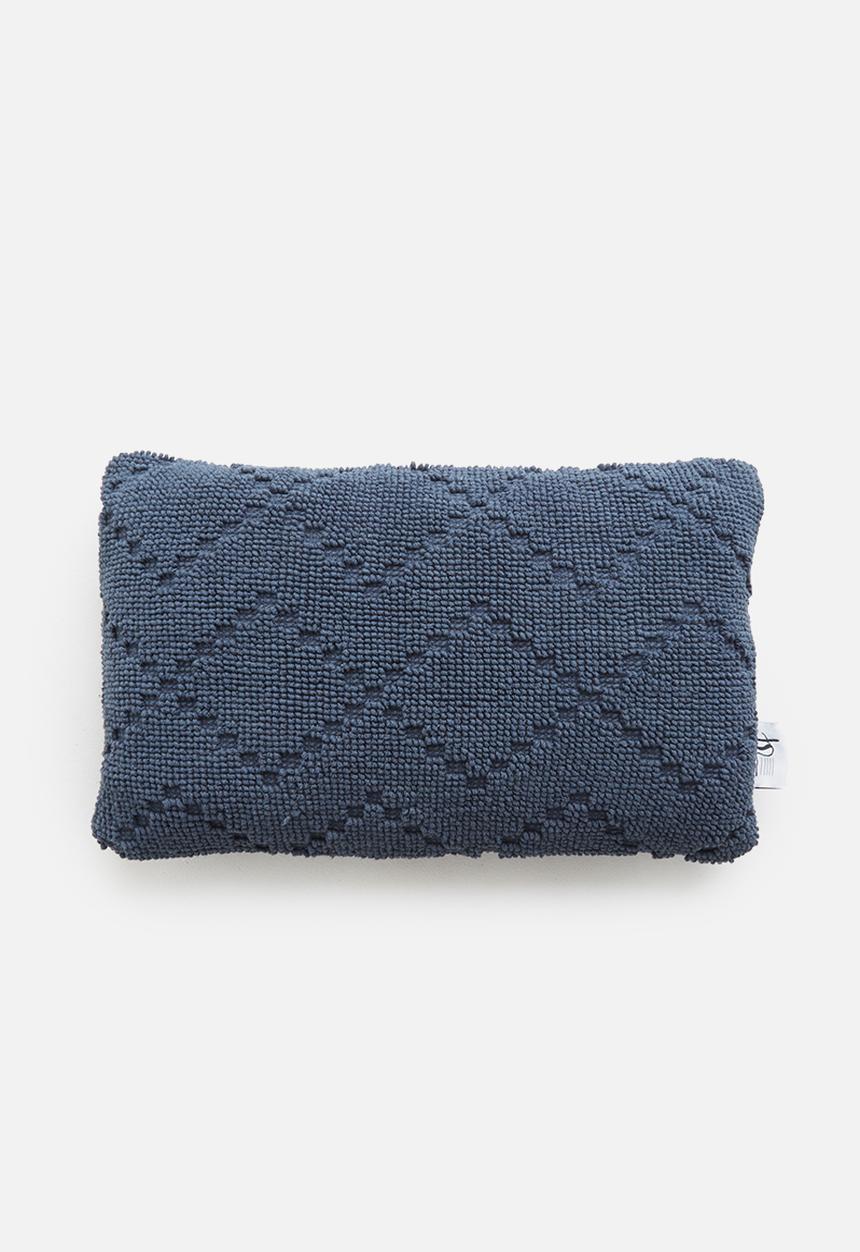 Sixth Floor - Breeze woven cushion cover - navy