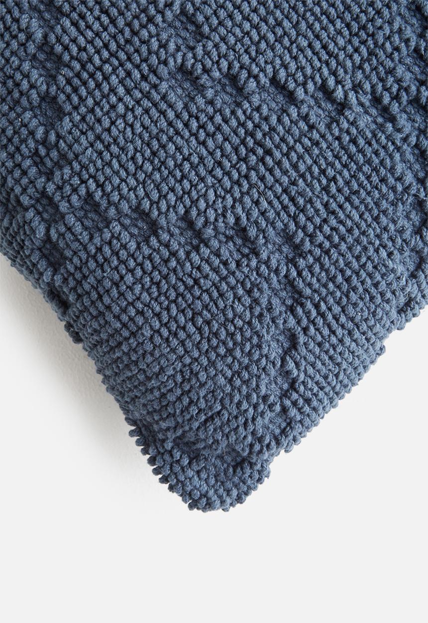 Sixth Floor - Breeze woven cushion cover - navy