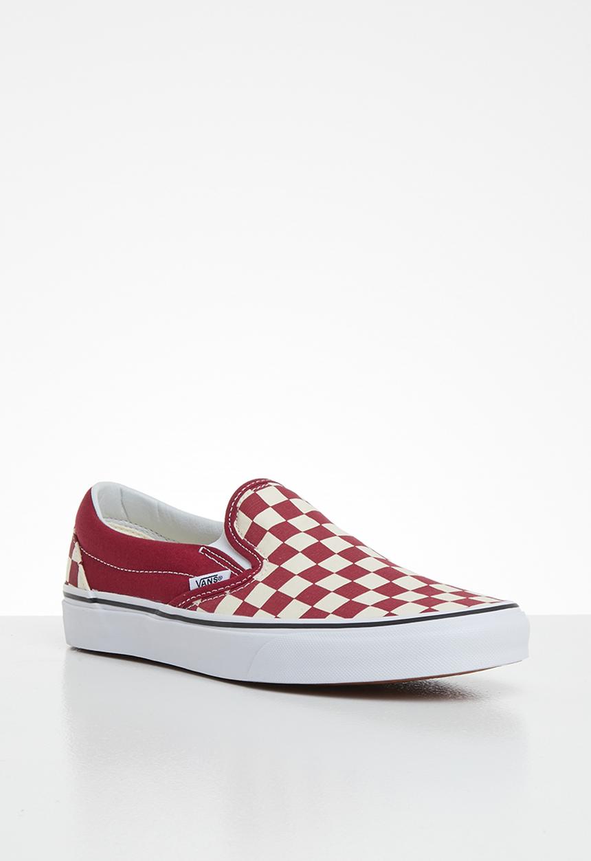 Vans - Vans classic slip-on - rumba red & true white