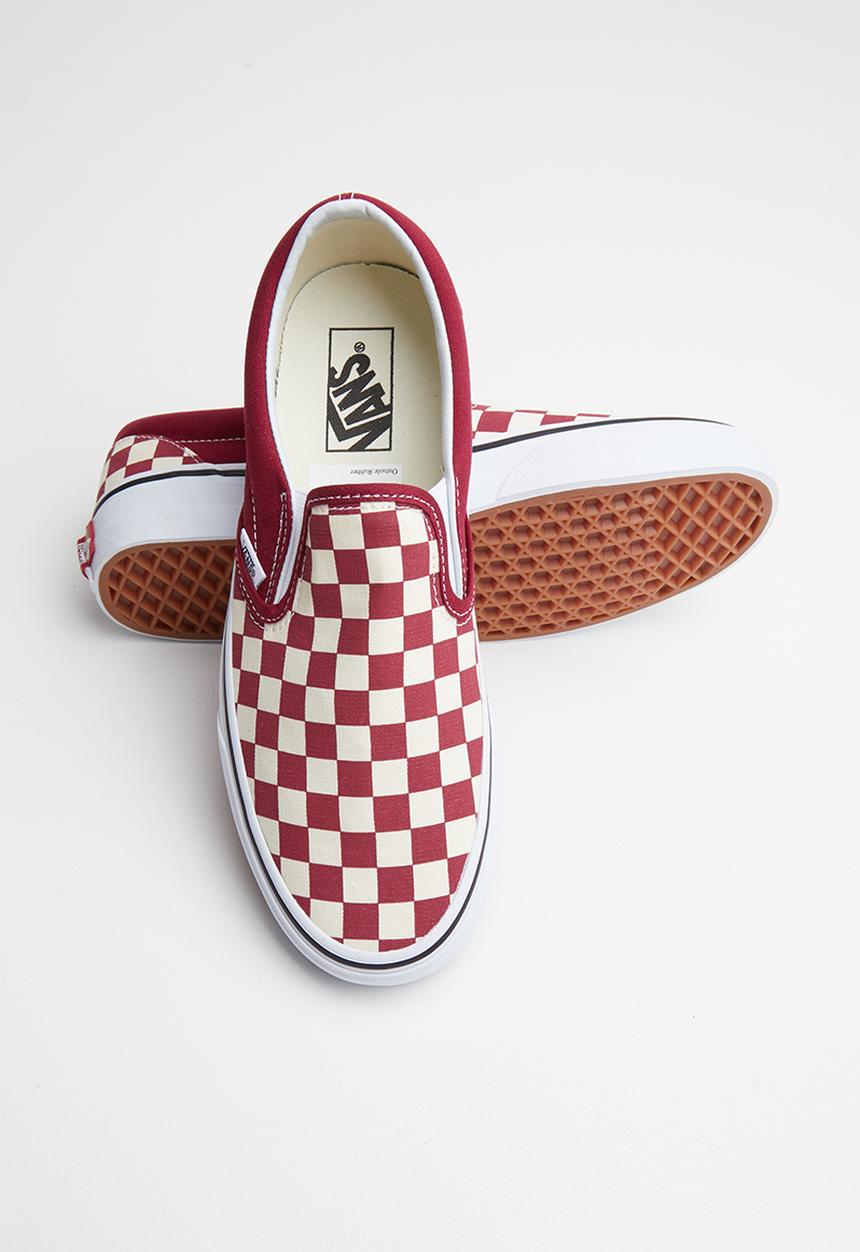 Vans - Vans classic slip-on - rumba red & true white