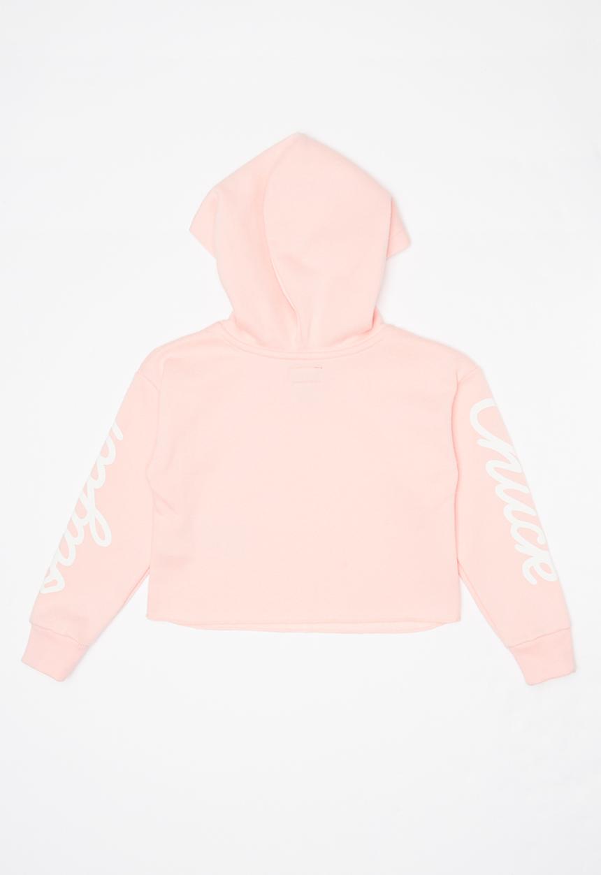 Converse - Sig hoodie - pink & white