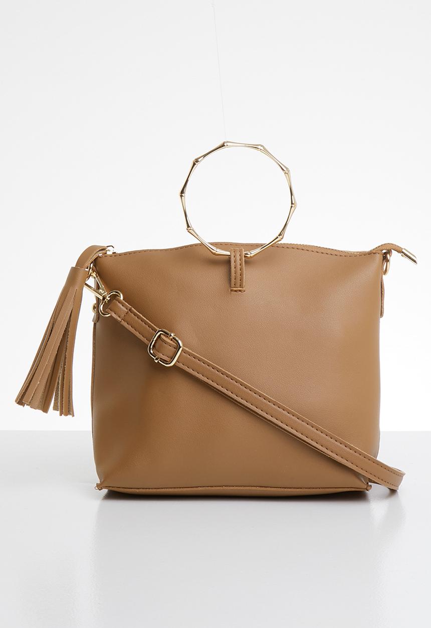 Superbalist - Ring handle bucket bag - tan