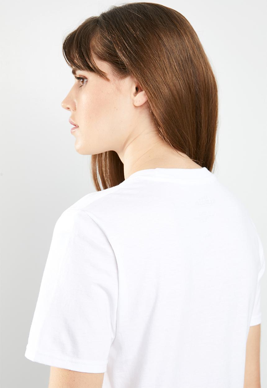 Missguided - Simple life graphic T-shirt - white