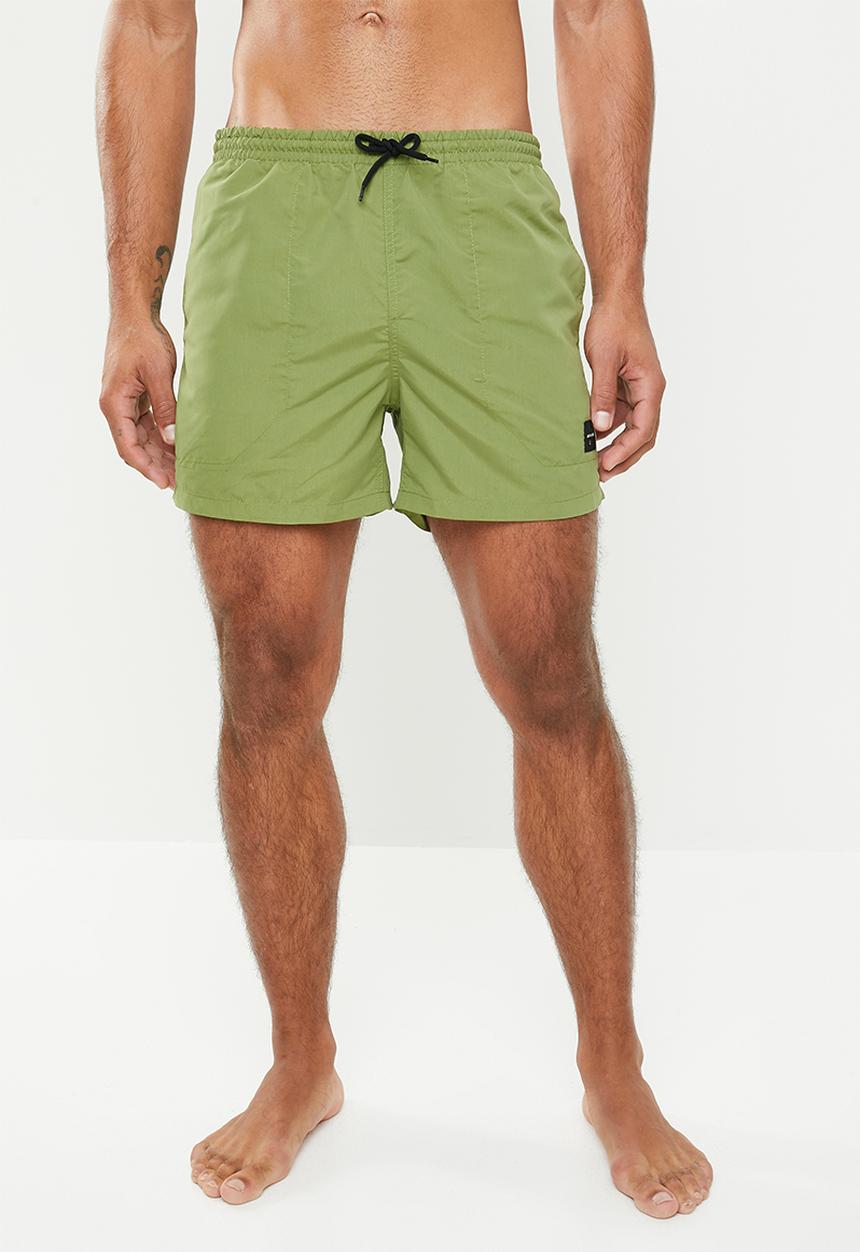 Only & Sons - Tan nt swim shorts - green 