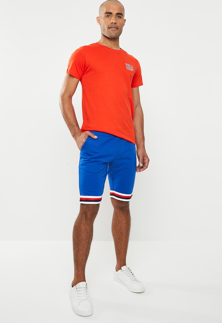 Jack & Jones - Retro sweat shorts - blue 