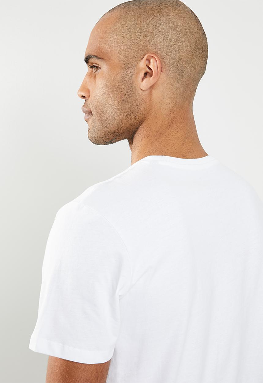 Jack & Jones - Authentique short sleeve crew neck T-shirt - white