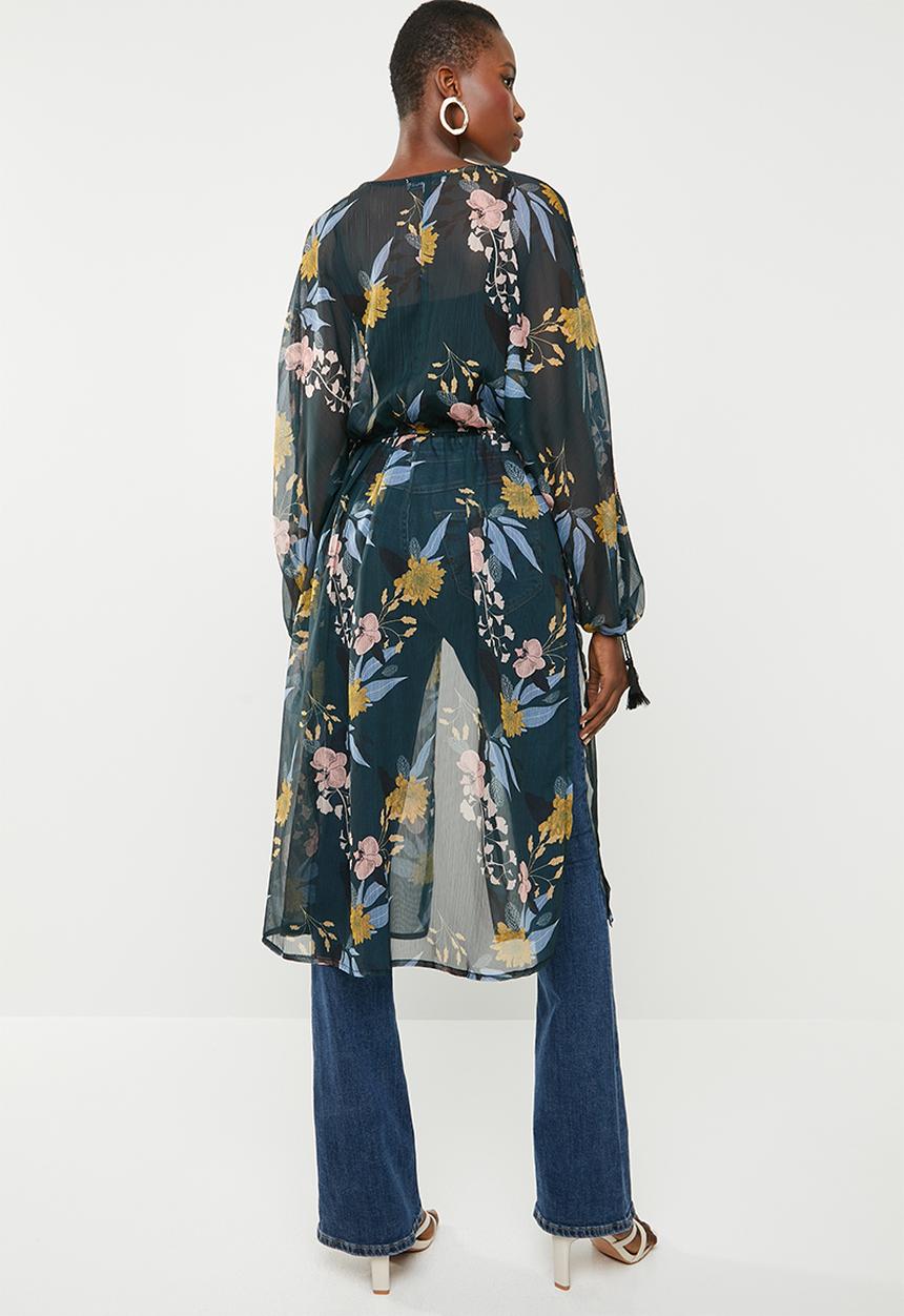 Superbalist - Maxi blouse with hi slit - multi