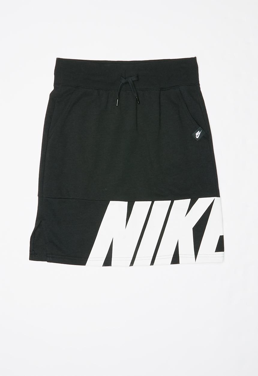 Nike - Girls filles air skirt - black & white